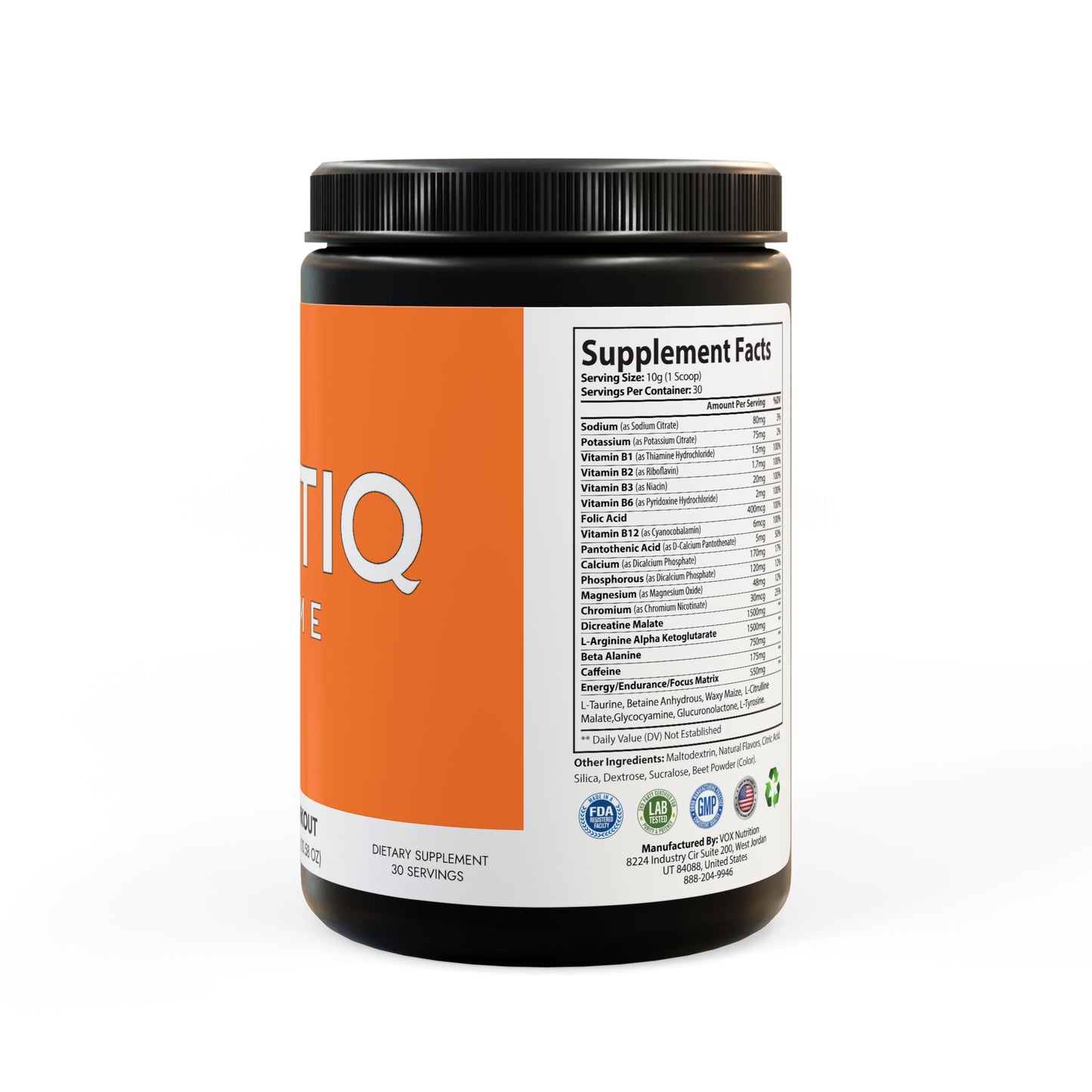 Pre-Workout Supplement, Watermelon (300g, 10.58oz)