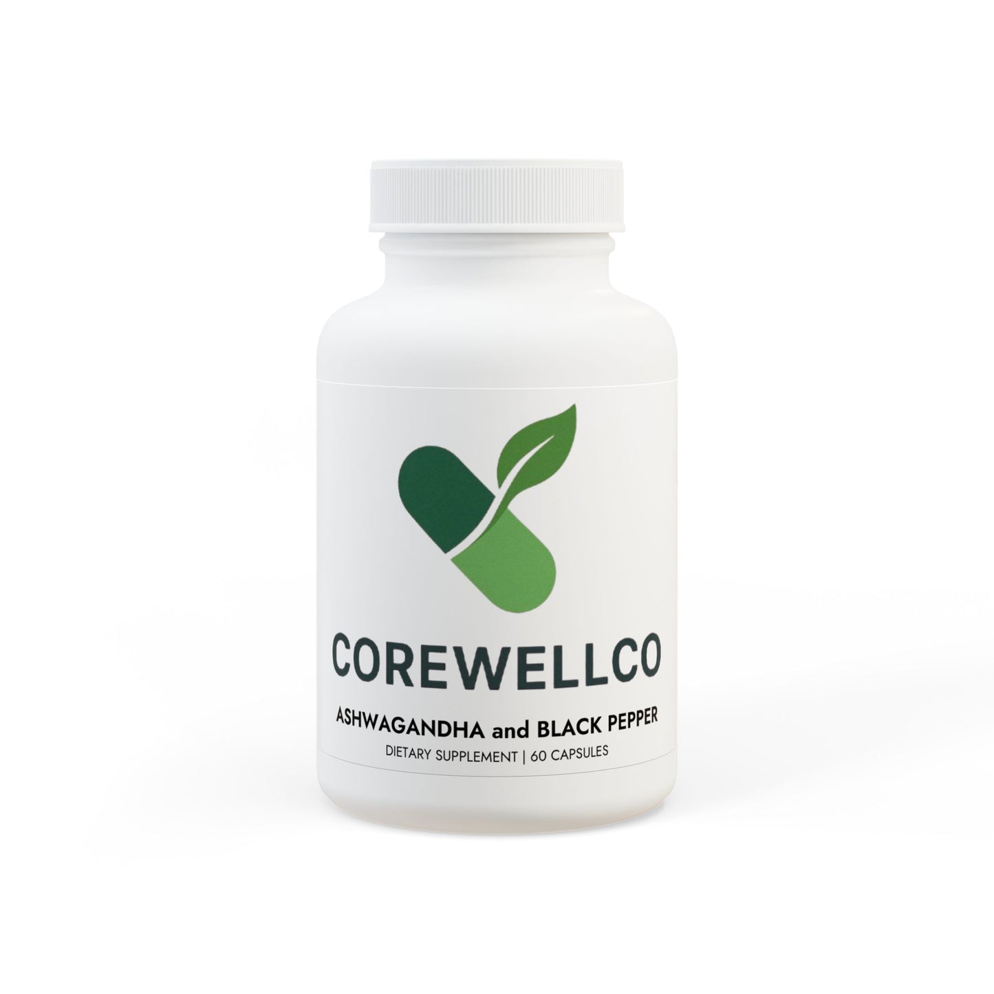 Ashwagandha and Black Pepper Supplement (60 capsules)