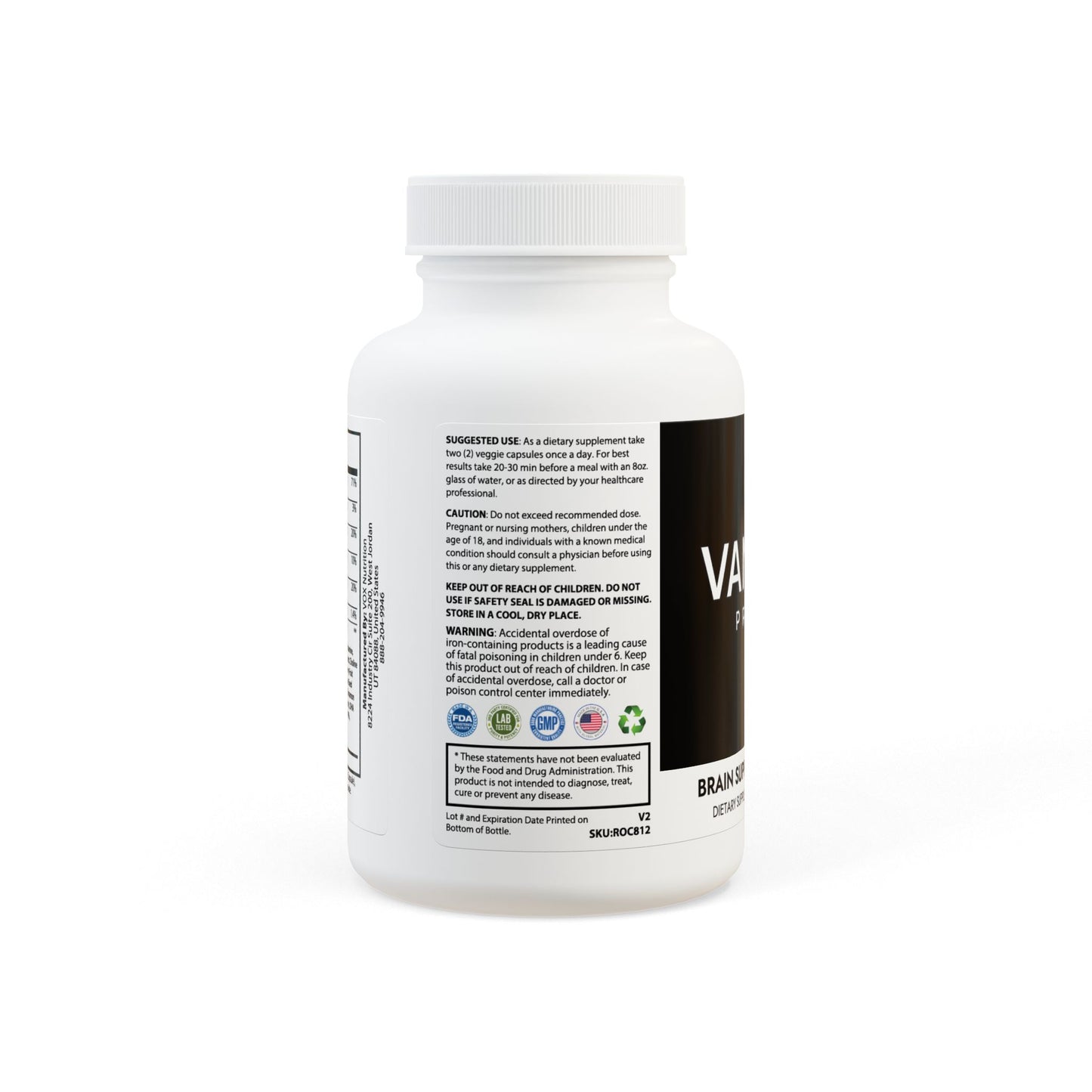 Brain Support Complex Supplement (60 Capsules)